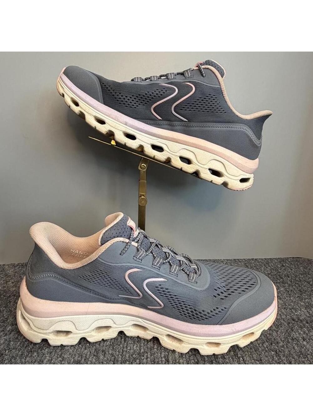 Sketchers women’s blue and pink slip ins size 8.5 - Picture 2 of 8
